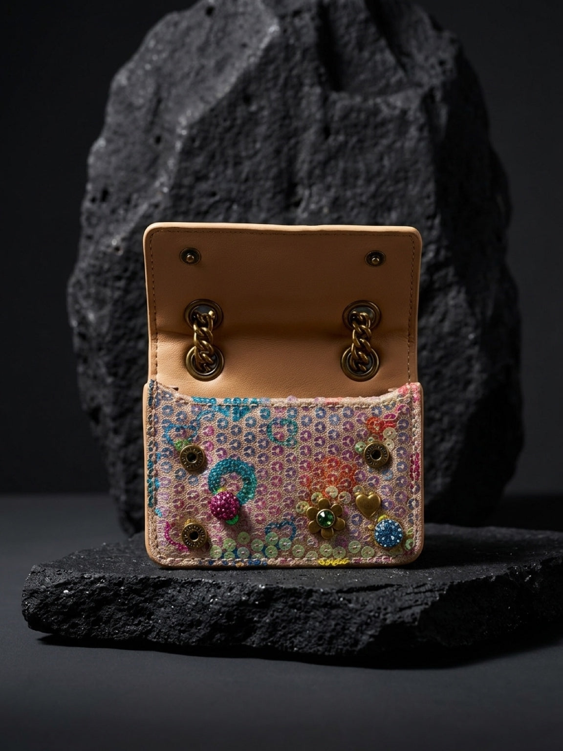 Kurt Geiger Mini Kensington Crossbody, Multicolor